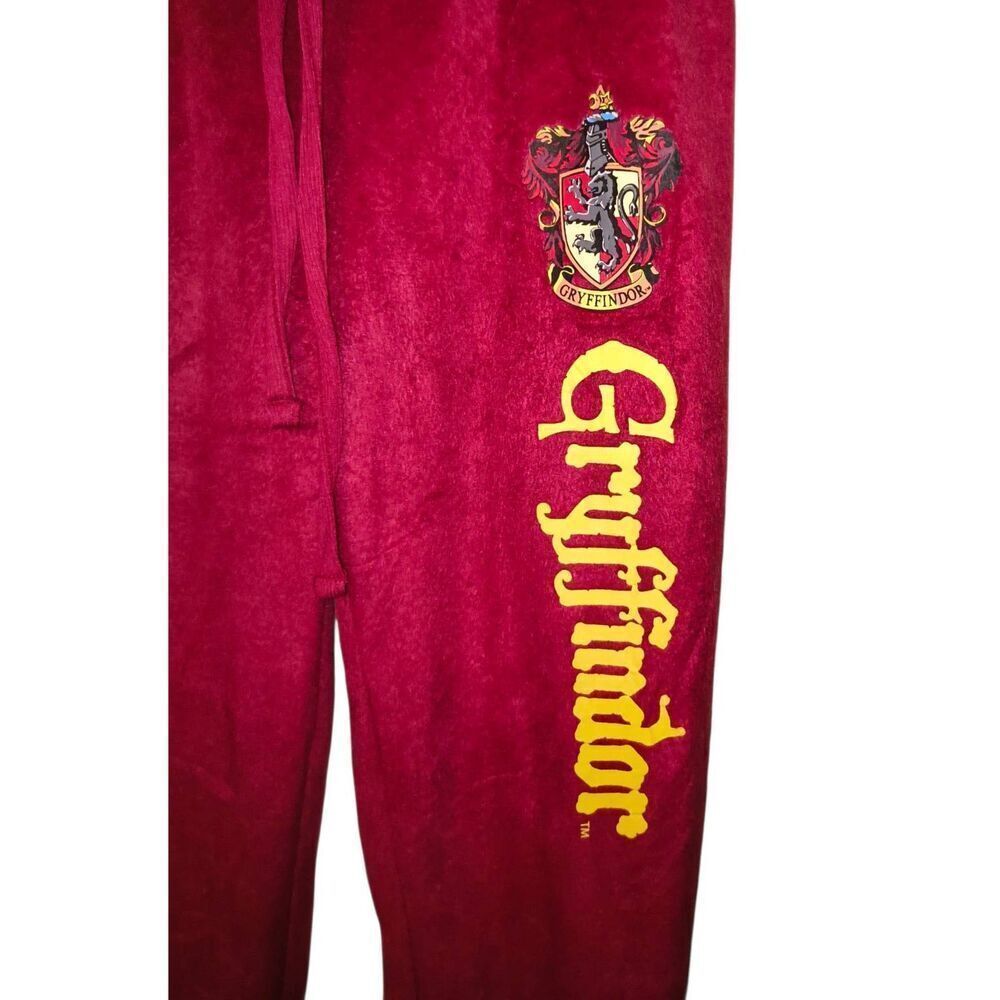 NWT Harry Potter Gryffindor Junior's Pajama Bottoms size Medium elastic waist dr